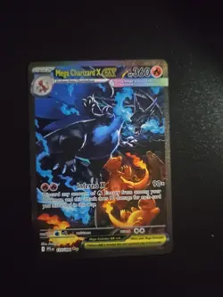 Mega Charizard X ex 125/094 From Phantasmal Flames Prerelease Pokemon ~NM~ - Image 1