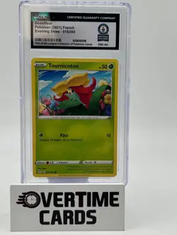 2021 Pokemon Evolving Skies French Gossifleur World Record Holder CGC 1/1 15/203 - Image 1