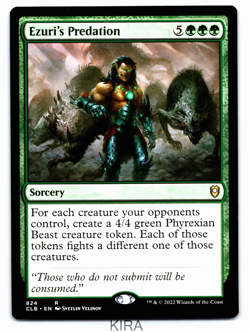 MTG - Ezuri's Predation - Commander Legends: Battle for Baldur's Gate 824 - MINT - Image 1