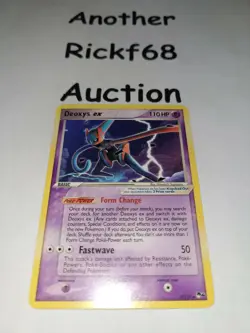 Pokemon POP Series 4 Deoxys ex Non-Holo Rare Promo NM **PLEASE READ DESCRIPTION* - Image 1