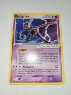 Pokemon POP Series 4 Deoxys ex Non-Holo Rare Promo NM **PLEASE READ DESCRIPTION* - Image 2