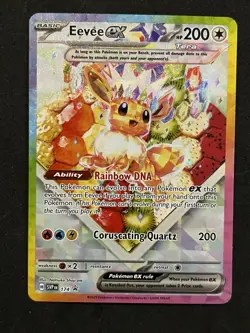 Eevee ex Black Star Promo SVP 174 Pokemon Prismatic Evolutions SPC English - Image 1