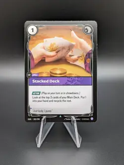 Riftbound: League Of Legends TCG Origins Stacked Deck Spell Non-Foil 183/298 - Image 1