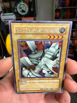 Alpha The Magnet Warrior DOR-001 LP Secret Rare Duelist Of The Roses Promo - Image 3