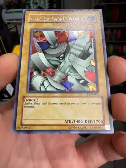 Alpha The Magnet Warrior DOR-001 LP Secret Rare Duelist Of The Roses Promo - Image 5