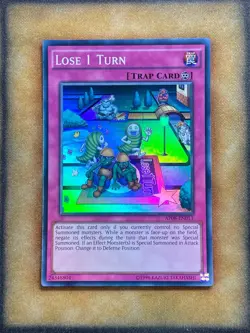 Yugioh Lose 1 Turn AP08-EN013 Super Rare NM - Image 1