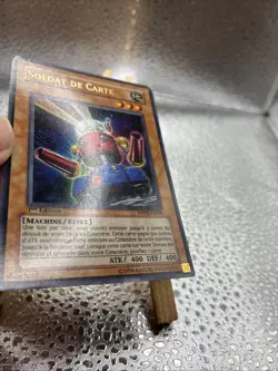 Carte Yu Gi Oh Dp03 Fr009 Soldat De Carte Ultra Rare 1996 - Image 5