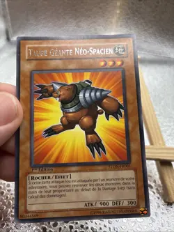 Carte Yu Gi Oh Ston Fr005 Taupe Geante Neo Spacien 1ere Edition - Image 4