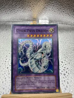 Carte Yu Gi Oh Crv En035 CYBER TWIN DRAGON 1st Edition - Image 2