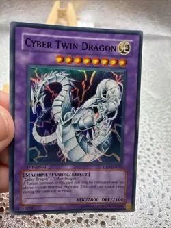 Carte Yu Gi Oh Crv En035 CYBER TWIN DRAGON 1st Edition - Image 5