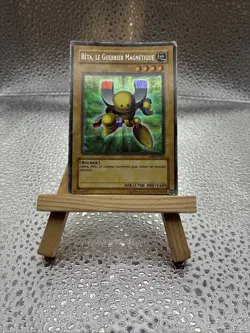 Carte Yu Gi Oh Beta Guerrier Magnetique DOR F002 Secret Rare - Image 1