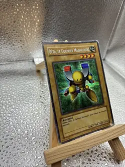 Carte Yu Gi Oh Beta Guerrier Magnetique DOR F002 Secret Rare - Image 2