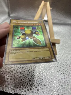 Carte Yu Gi Oh Beta Guerrier Magnetique DOR F002 Secret Rare - Image 4