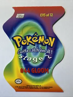 GLOOM Pokemon Card TCG Topps EV5 Of 12 Die Cut - Image 2