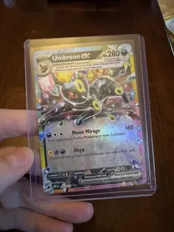 Pokemon TCG Umbreon EX 060/131 Double Rare Holo Card Prismatic Evolutions - Image 1