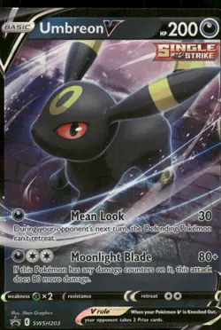 Umbreon V - SWSH203 Promo Holo NM Pokemon SWSH: Sword & Shield Promo Cards - Image 1