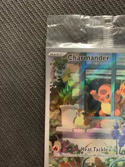 Pokemon TCG Charmander 044 SV Promo Card Obsidian Flames ETB, Holo, Sealed - Image 2
