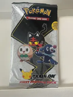 Pokemon First Partner Pack Alola Three Jumbo Cards 2 TCG Boosters New Sealed 820650809620 - Image 1