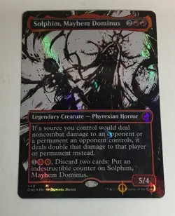 Solphim, Mayhem Dominus (Showcase) (Step-and-Compleat Foil) Phyrexia: All... - Image 1