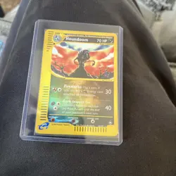 Pokemon TCG Houndoom Reverse Holo Rare Card 15/147 Aquapolis - Image 1