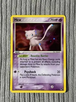 Mew 4/17 POP Series 4 Promo Pokemon Card Holo Foil Rare Near Mint - Image 1
