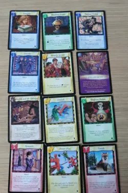 Harry Potter Trading Card Game TCG Lot of 11 Cards with Promo - Image 1