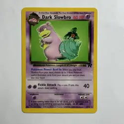 Pokemon Vintage Dark Slowbro 29/82 Non-Foil Card 2000 NM WOTC - Image 1
