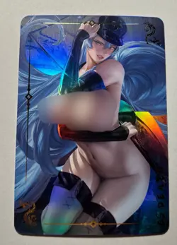 SEXY HEROINE WAIFU Esdeath AKAME GA KILL ACG PREMIUM HOLOFOIL CARD NM - Image 1