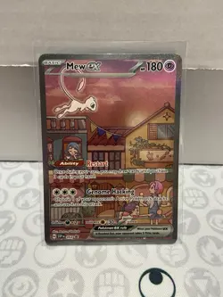 Pokemon TCG Mew EX Black Star Promo Card SVP053 NM Full Art - Image 1
