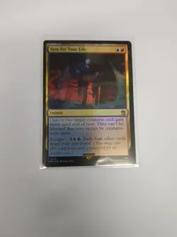 MtG Doctor Who Run For Your Life Foil Magic Gathering R 0154 - Image 1