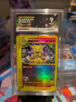 Pokemon TCG Alakazam Reverse Holo Card Expedition Base Set 33/165 Ace 9 - Image 1