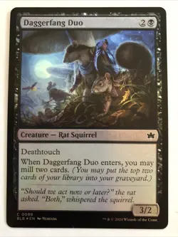 MTG Bloomburrow Daggerfang Duo Foil 0089 NM - Image 1