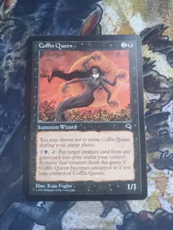 MTG Magic the Gathering Coffin Queen (114/350) Tempest LP - Image 1