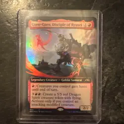 Goro-Goro, Disciple of Ryusei (Extended Art) Kamigawa: Neon Dynasty Foil - Image 1