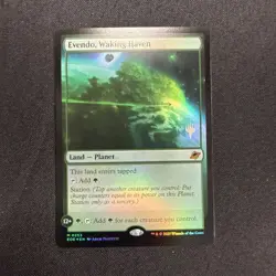 Magic The Gathering Evendo Walking Haven MTG Land Planet 0253 EOE Promo - Image 1