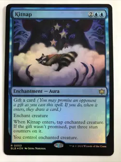 MTG Bloomburrow Kitnap Foil 0053 NM Rare - Image 1