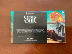 MTG Sol Ring Secret Lair Promo Twisted Metal Foil, Sealed - Image 1