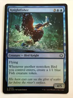 MTG Bloomburrow Knightfisher Foil 0055 NM - Image 1