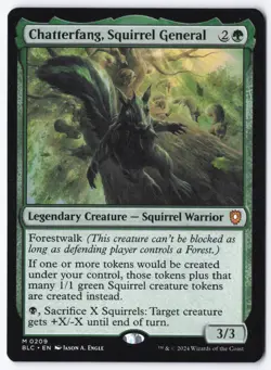 Chatterfang, Squirrel General M Commander: Bloomburrow 209 NM - Image 1