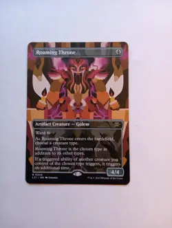 Roaming Throne (Borderless) The Lost Caverns of Ixalan Regular - Image 1