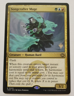 1x Songcrafter Mage Promo Non-Foil, Tarkir: Dragonstorm Magic the Gathering NM - Image 1