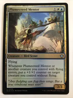 MTG Bloomburrow Plumecreed Mentor Foil 0228 NM - Image 1