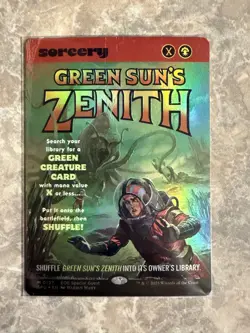 Green Sun's Zenith (Showcase) #127 (Foil) (NM) Special Guests SPG Magic MTG - Image 1