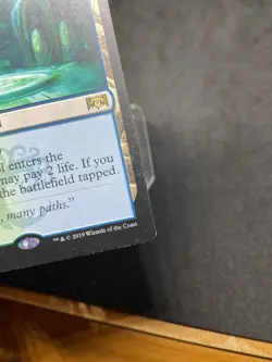 Breeding Pool Ravnica Allegiance Regular MTG 46 HP CREASE - Image 4