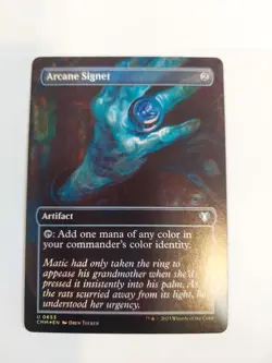 Arcane Signet (Borderless) Commander Masters Foil - Image 1