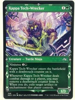 Kappa Tech-Wrecker NM/M* SHOWCASE Kamigawa Neon Dynasty 348 mtg -UnltdCards - Image 1