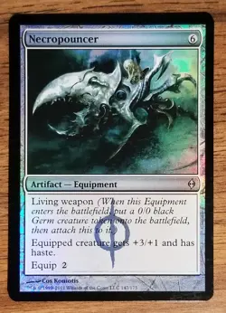 2011 MTG: Necropouncer Foil English - New Phyrexia (NPH) - See Pictures - Image 1