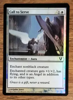 2012 MTG: Call to Serve Foil English - Avacyn Restored (AVR) - See Pictures - Image 1