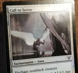 2012 MTG: Call to Serve Foil English - Avacyn Restored (AVR) - See Pictures - Image 2