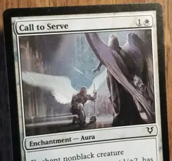 2012 MTG: Call to Serve Foil English - Avacyn Restored (AVR) - See Pictures - Image 5